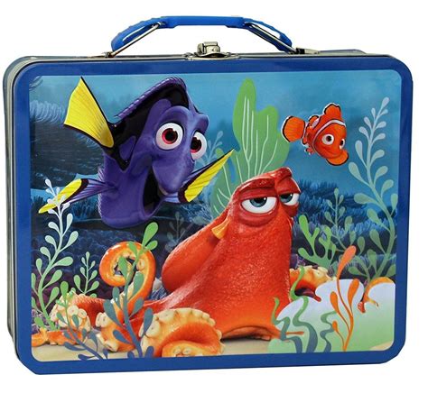 Finding Nemo Dory Metal Tin Lunch boxes Lot of 2 Disney